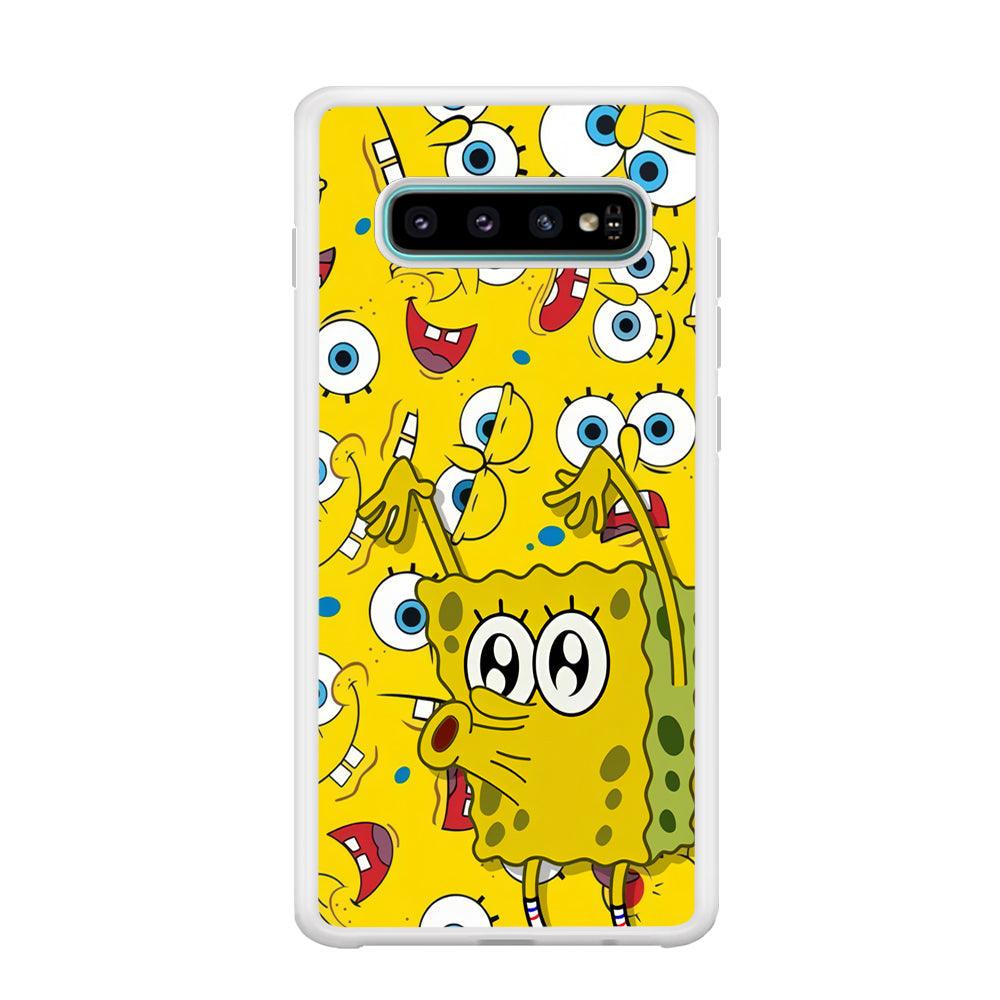 Spongebob Good Employee Ever Samsung Galaxy S10 Case-Oxvistore