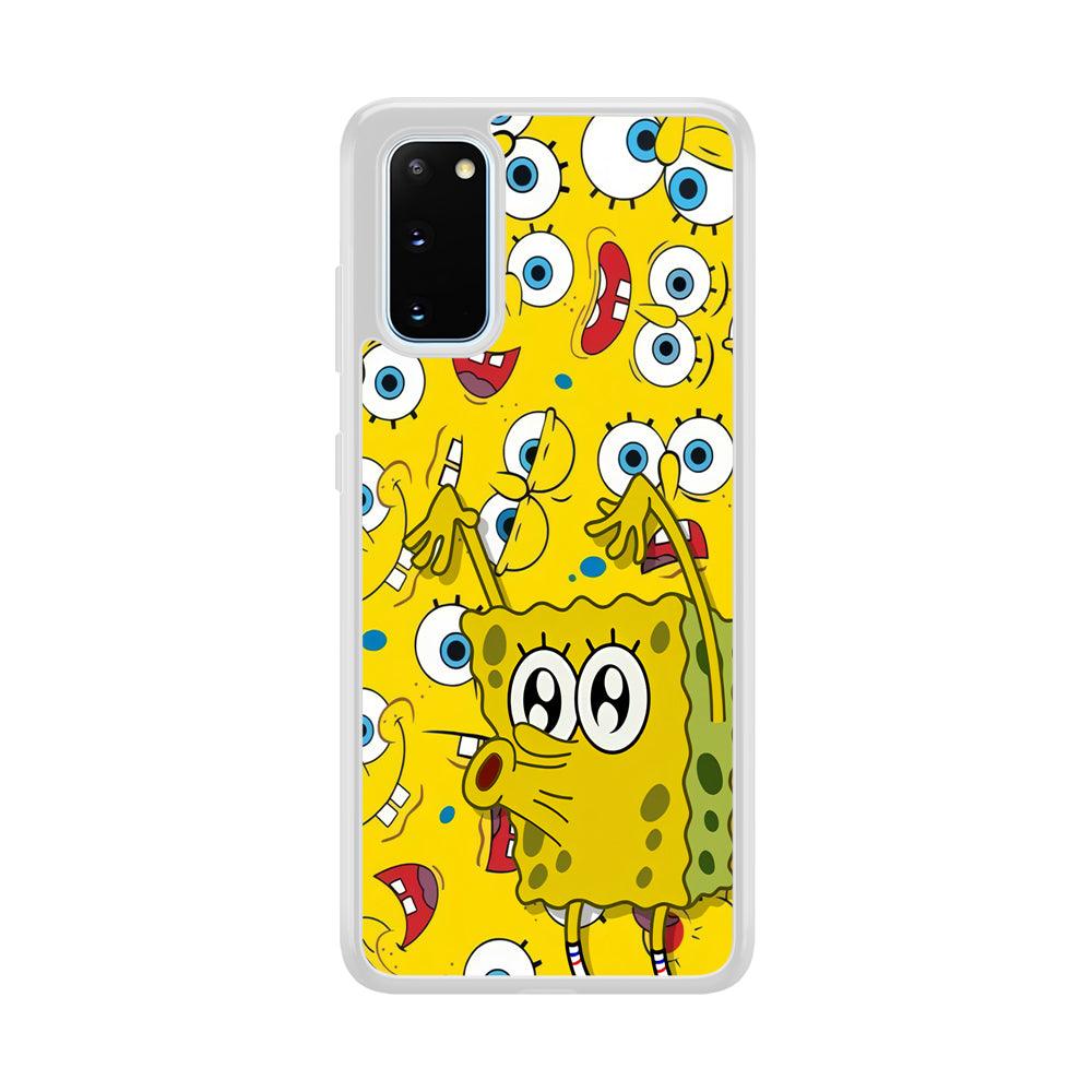 Spongebob Good Employee Ever Samsung Galaxy S20 Case-Oxvistore