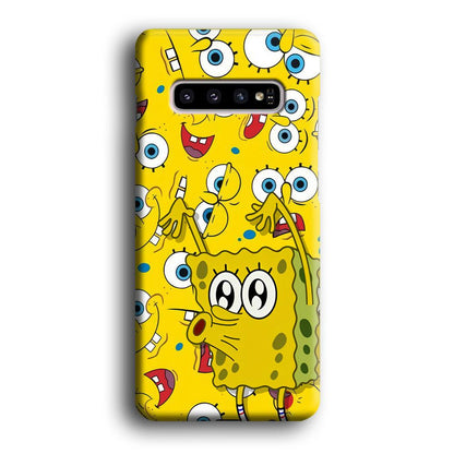 Spongebob Good Employee Ever Samsung Galaxy S10 Case-Oxvistore