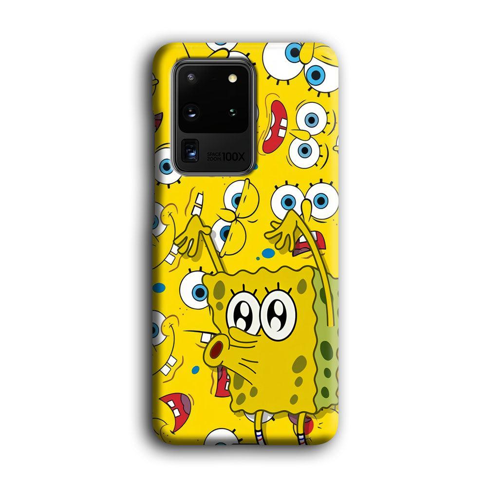 Spongebob Good Employee Ever Samsung Galaxy S20 Ultra Case-Oxvistore