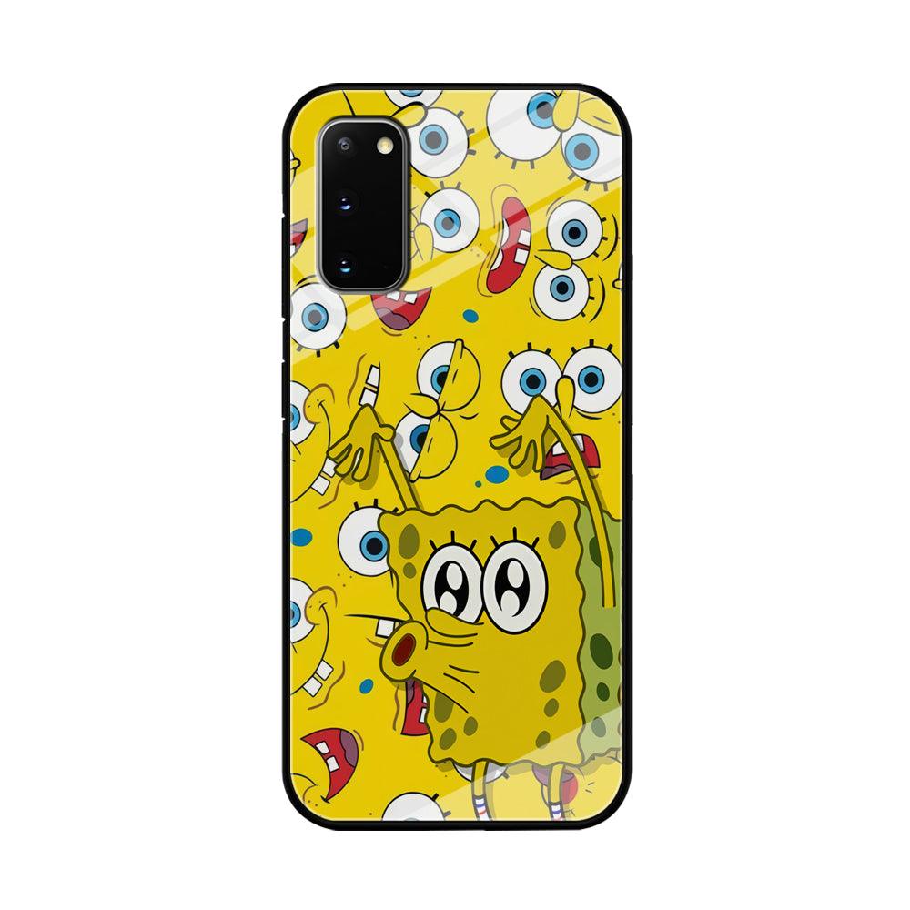 Spongebob Good Employee Ever Samsung Galaxy S20 Case-Oxvistore