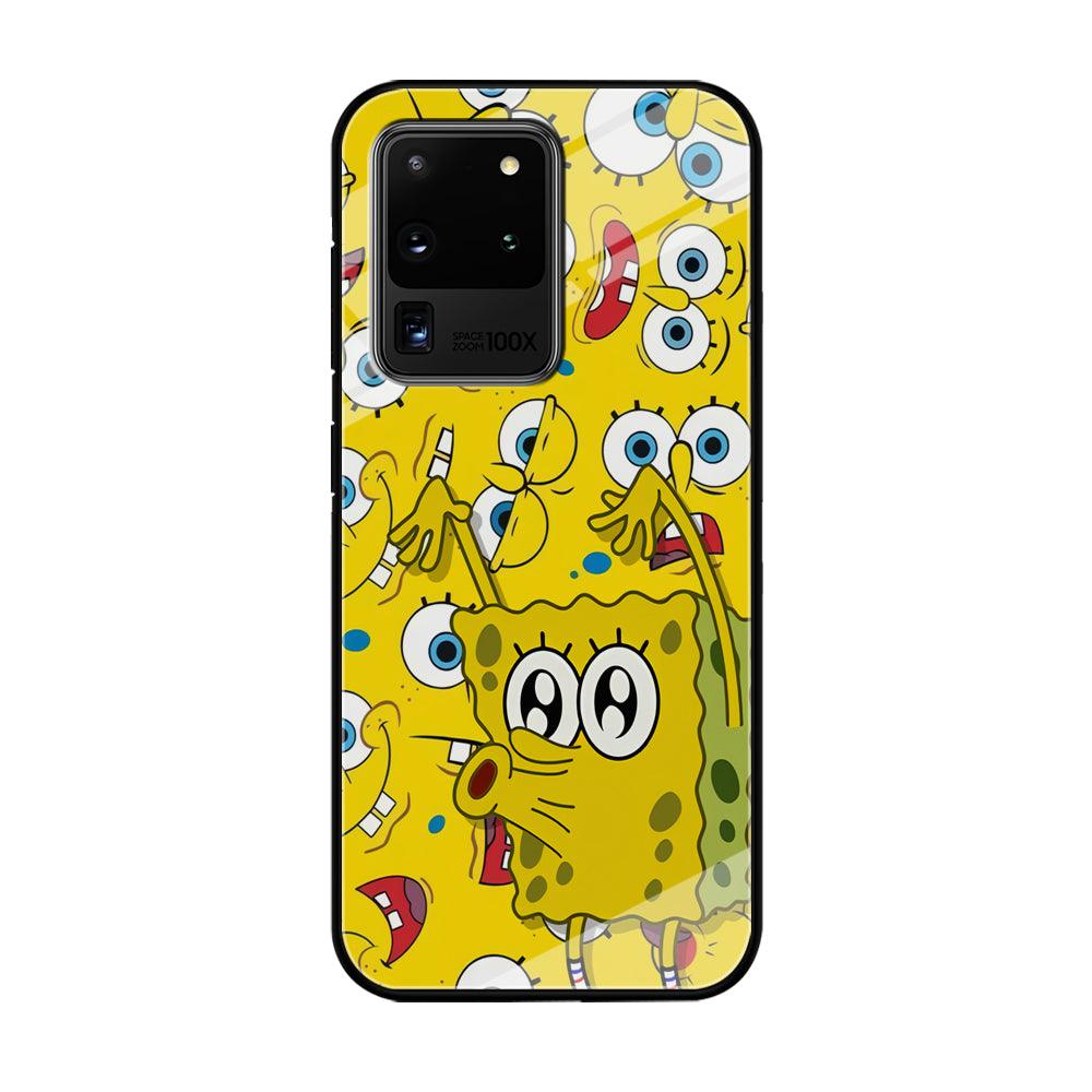 Spongebob Good Employee Ever Samsung Galaxy S20 Ultra Case-Oxvistore