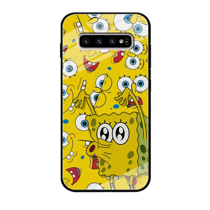 Spongebob Good Employee Ever Samsung Galaxy S10 Case-Oxvistore