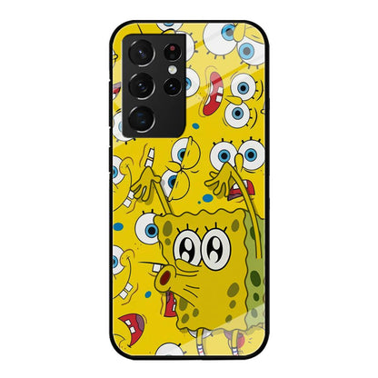 Spongebob Good Employee Ever Samsung Galaxy S21 Ultra Case-Oxvistore