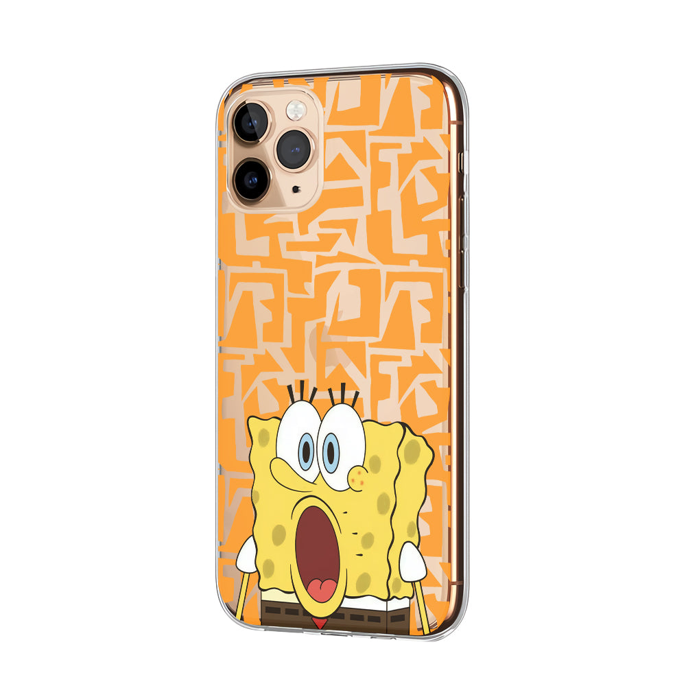 Spongebob Impressed Clear Soft Case