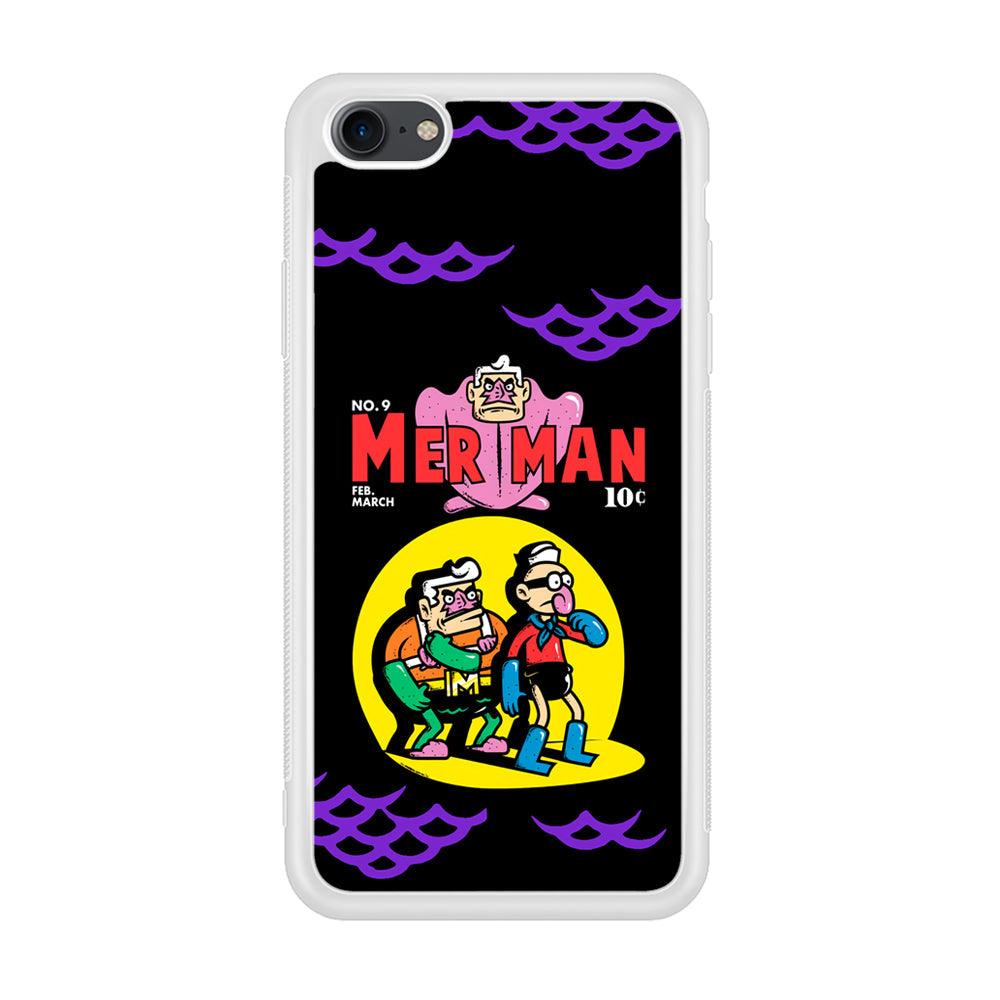 Spongebob Squarepants Mer Man Hero Show iPhone 8 Case-Oxvistore