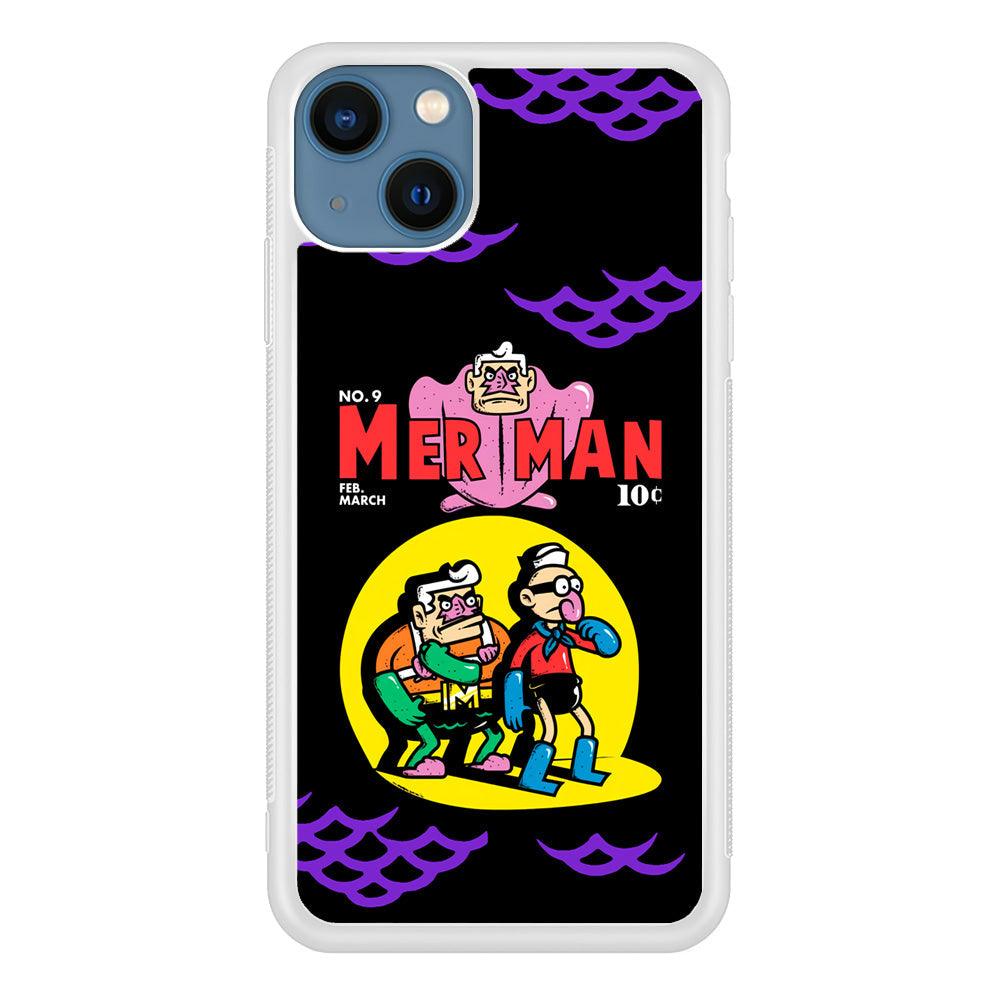 Spongebob Squarepants Mer Man Hero Show iPhone 13 Case-Oxvistore