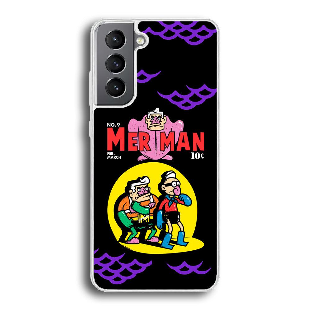 Spongebob Squarepants Mer Man Hero Show Samsung Galaxy S21 Plus Case-Oxvistore