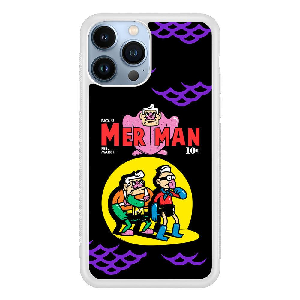 Spongebob Squarepants Mer Man Hero Show iPhone 14 Pro Case-Oxvistore