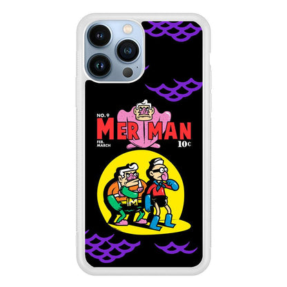 Spongebob Squarepants Mer Man Hero Show iPhone 14 Pro Case-Oxvistore