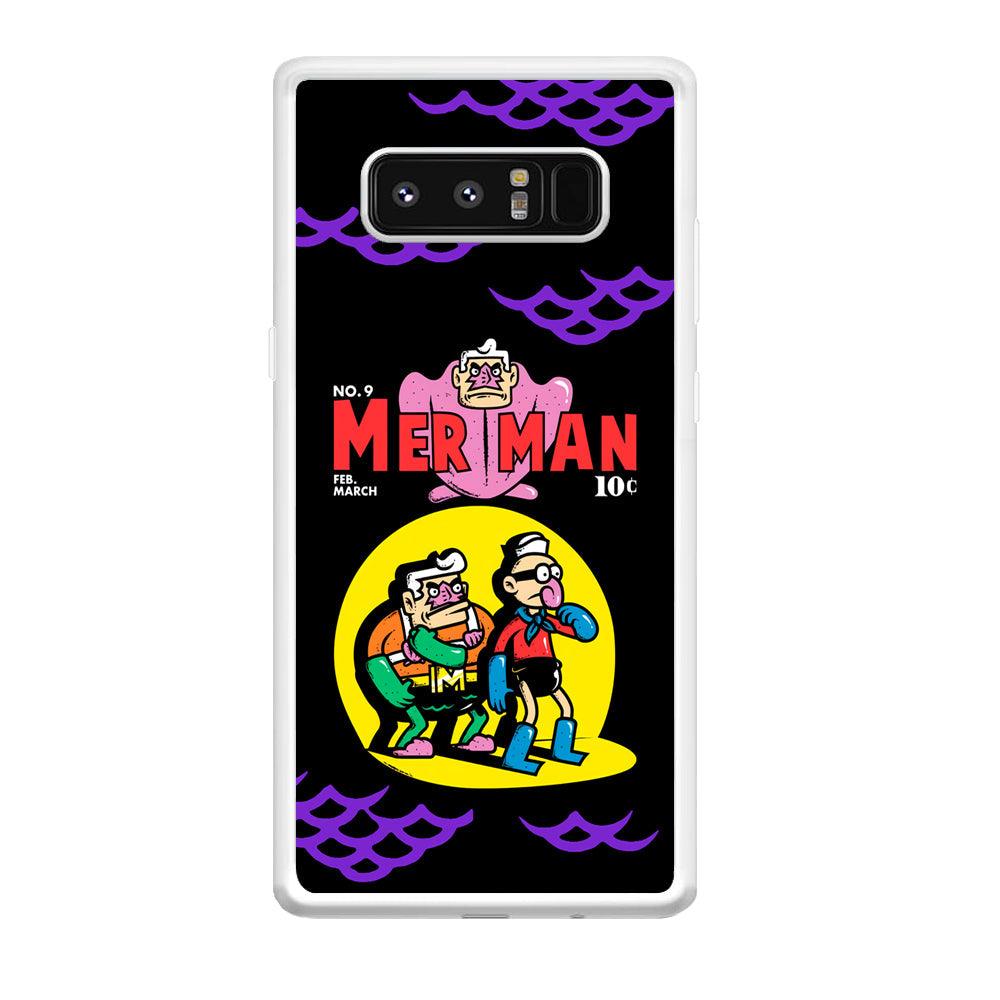 Spongebob Squarepants Mer Man Hero Show Samsung Galaxy Note 8 Case-Oxvistore