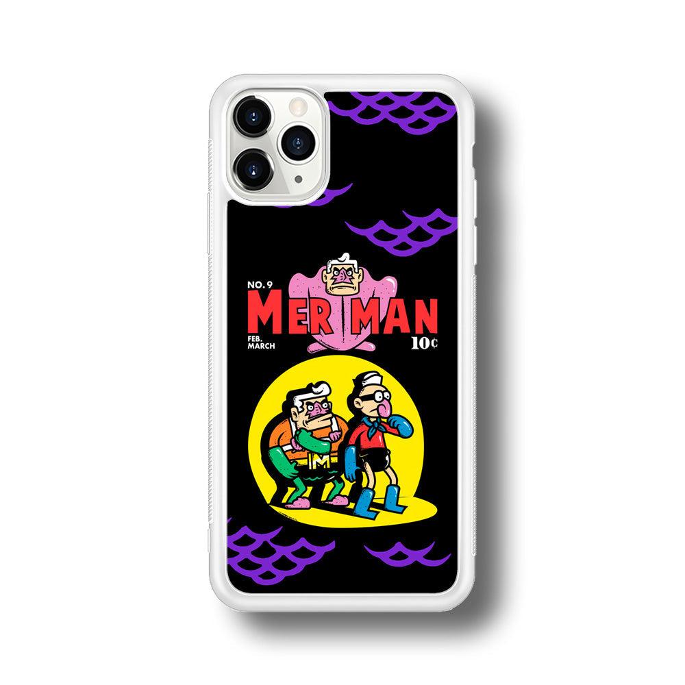 Spongebob Squarepants Mer Man Hero Show iPhone 11 Pro Case-Oxvistore