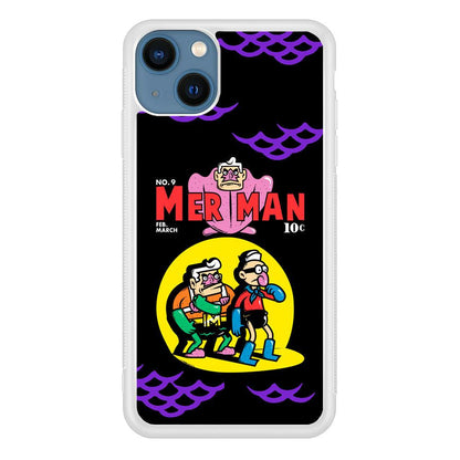 Spongebob Squarepants Mer Man Hero Show iPhone 15 Plus Case-Oxvistore