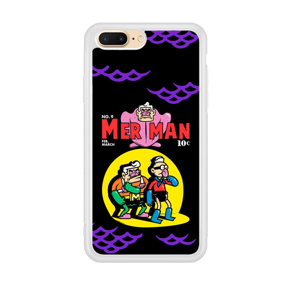 Spongebob Squarepants Mer Man Hero Show iPhone 8 Plus Case-Oxvistore