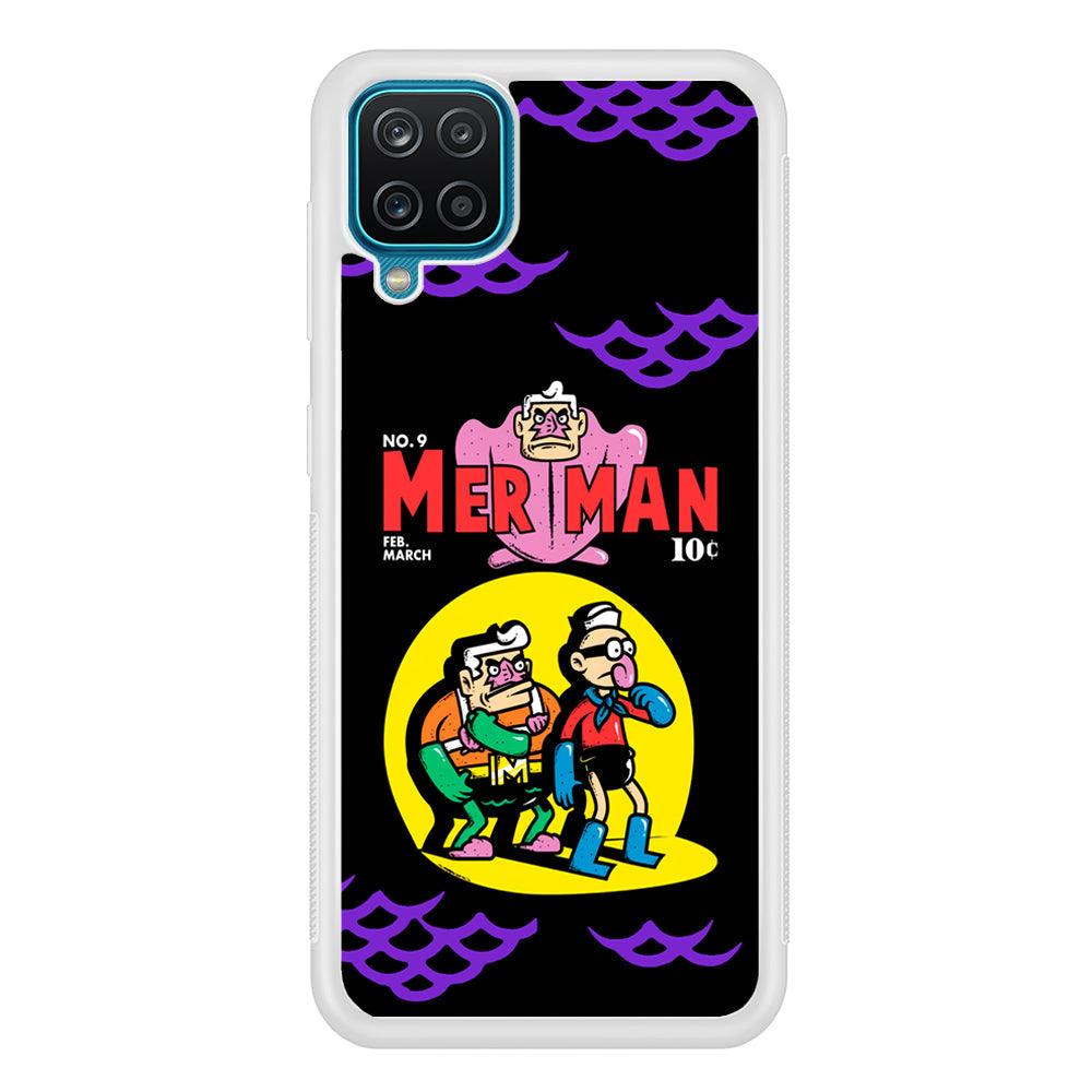 Spongebob Squarepants Mer Man Hero Show Samsung Galaxy A12 Case-Oxvistore