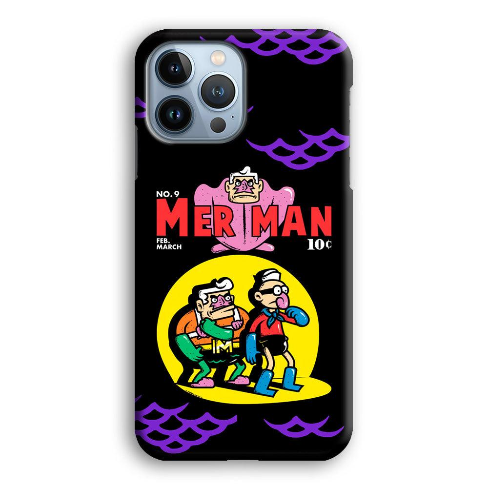 Spongebob Squarepants Mer Man Hero Show iPhone 14 Pro Case-Oxvistore