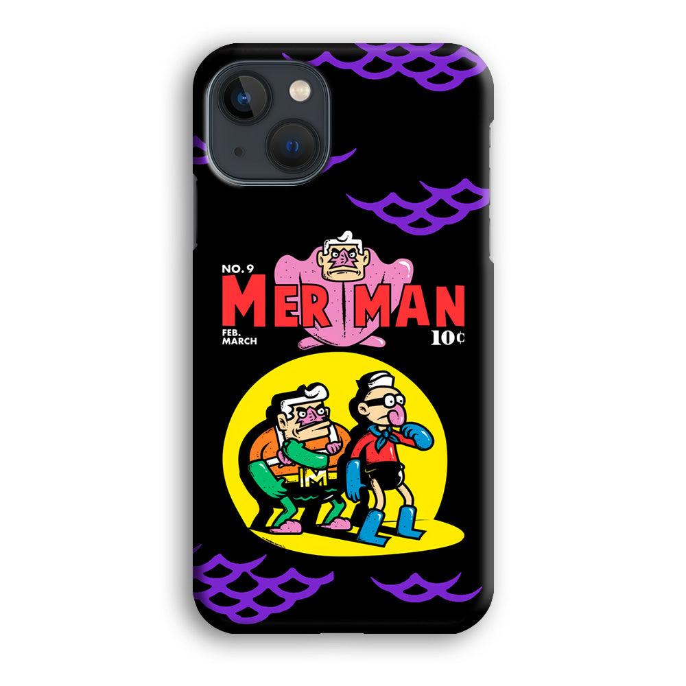 Spongebob Squarepants Mer Man Hero Show iPhone 13 Case-Oxvistore