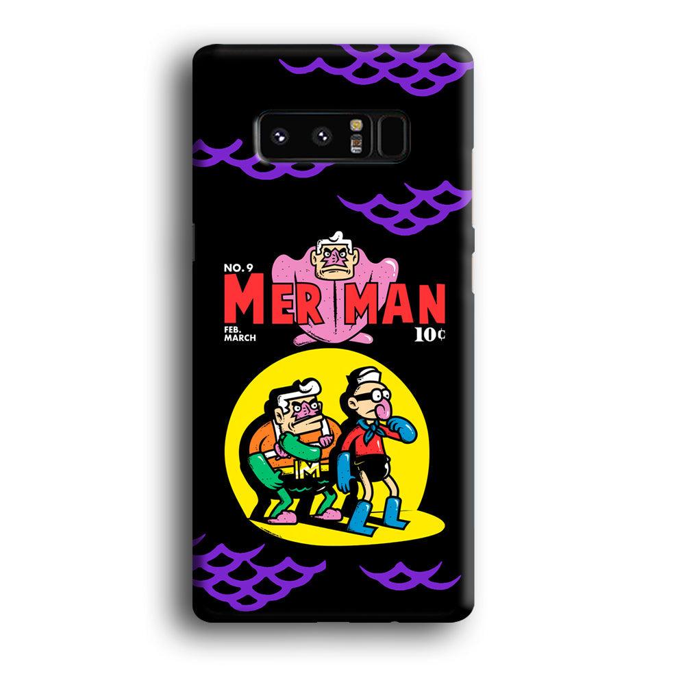 Spongebob Squarepants Mer Man Hero Show Samsung Galaxy Note 8 Case-Oxvistore