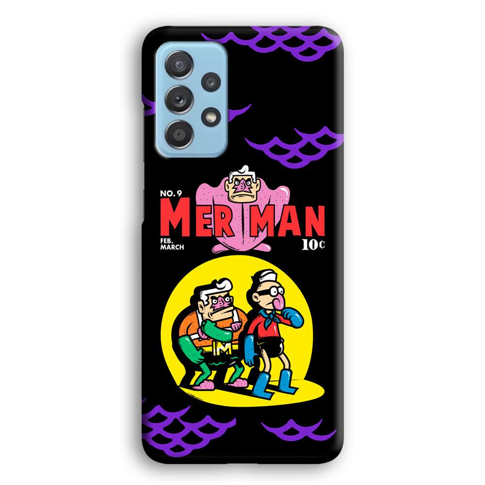 Spongebob Squarepants Mer Man Hero Show Samsung Galaxy A52 Case-Oxvistore