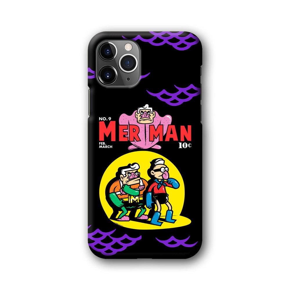 Spongebob Squarepants Mer Man Hero Show iPhone 11 Pro Case-Oxvistore