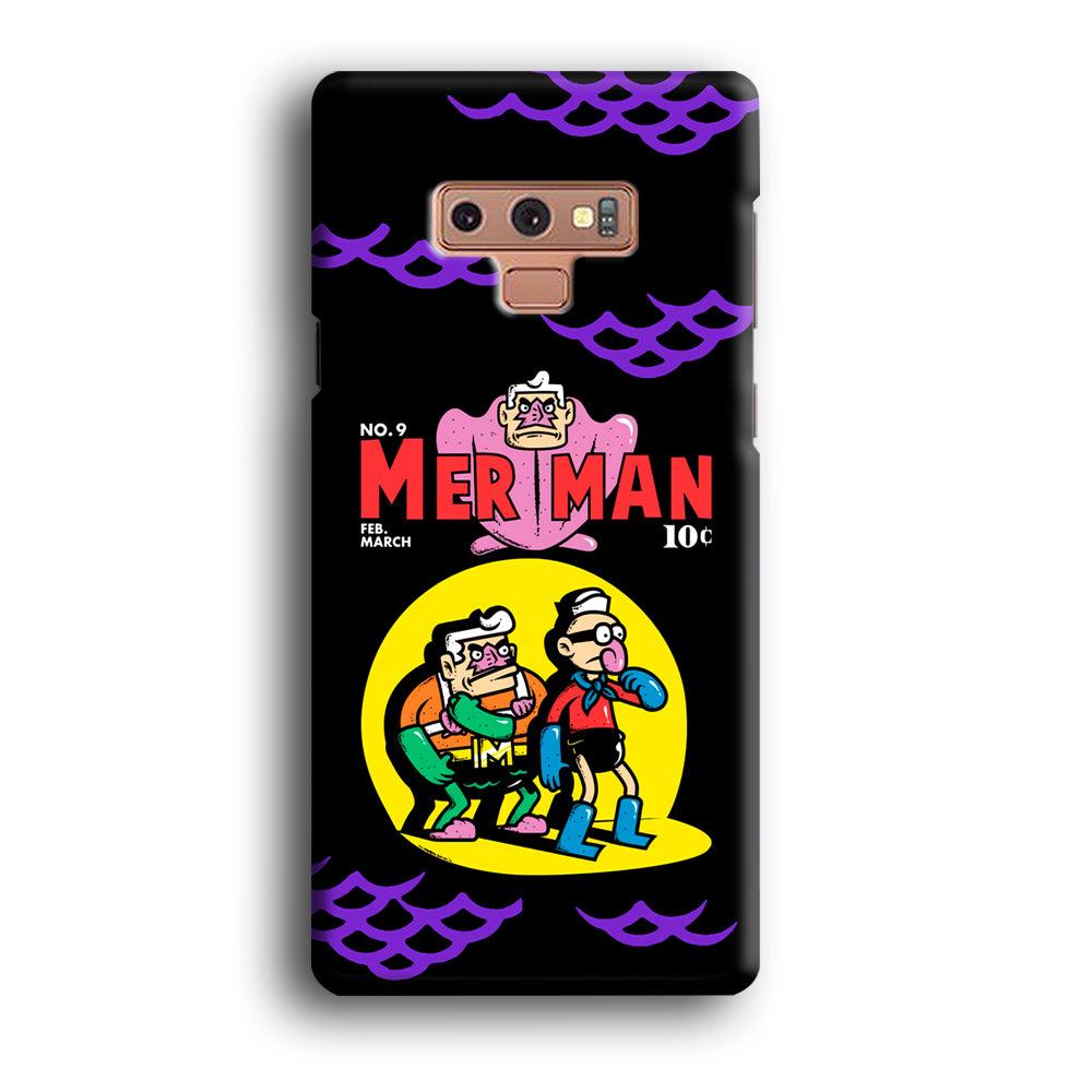 Spongebob Squarepants Mer Man Hero Show Samsung Galaxy Note 9 Case-Oxvistore