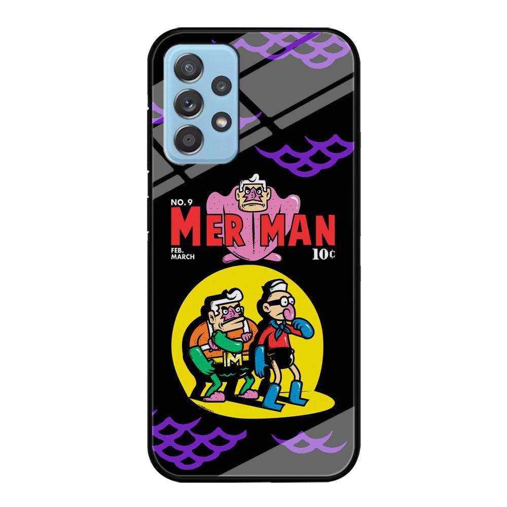 Spongebob Squarepants Mer Man Hero Show Samsung Galaxy A52 Case-Oxvistore