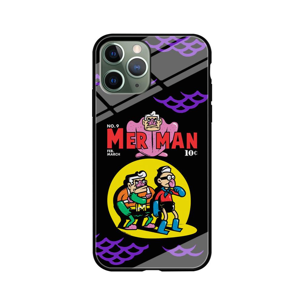 Spongebob Squarepants Mer Man Hero Show iPhone 11 Pro Case-Oxvistore