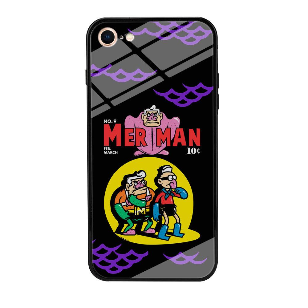 Spongebob Squarepants Mer Man Hero Show iPhone 8 Case-Oxvistore