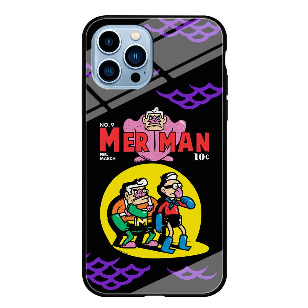 Spongebob Squarepants Mer Man Hero Show iPhone 13 Pro Case-Oxvistore