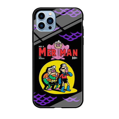 Spongebob Squarepants Mer Man Hero Show iPhone 12 Pro Case-Oxvistore