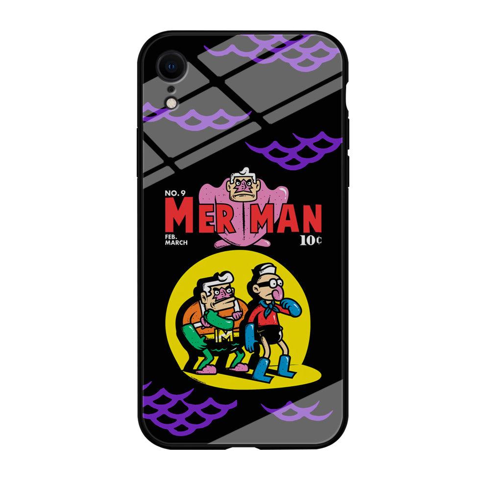 Spongebob Squarepants Mer Man Hero Show iPhone XR Case-Oxvistore