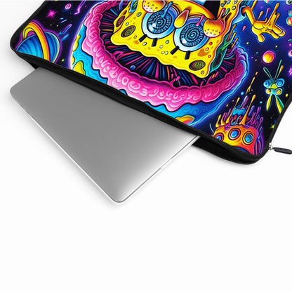 Spongebob Trippy Mushroom Laptop Sleeve Protective Cover