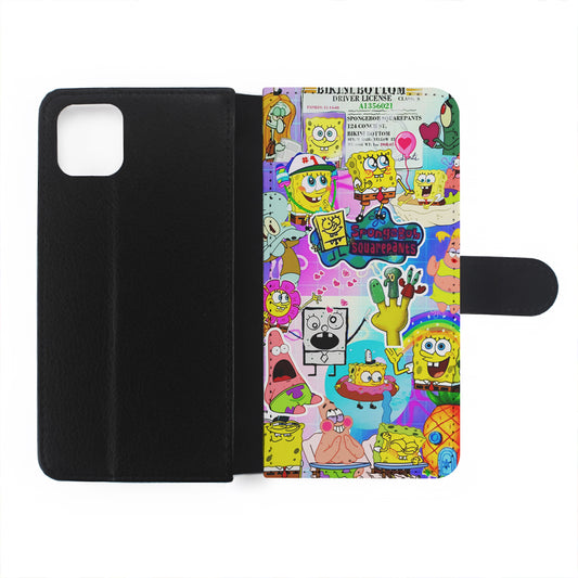 Spongebob and Friends Aesthetic Flip Wallet Phone Case