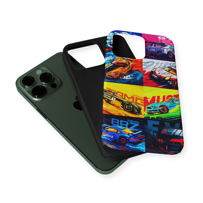 Sports Car Collection Art 2 in 1 Tough Phone Case