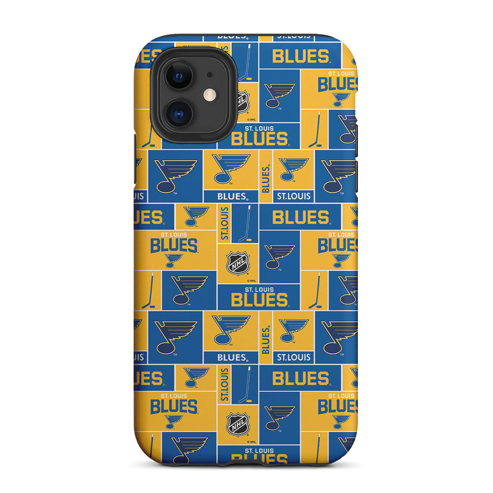 St. Louis Blues Pattern 2 in 1 Tough Phone Case