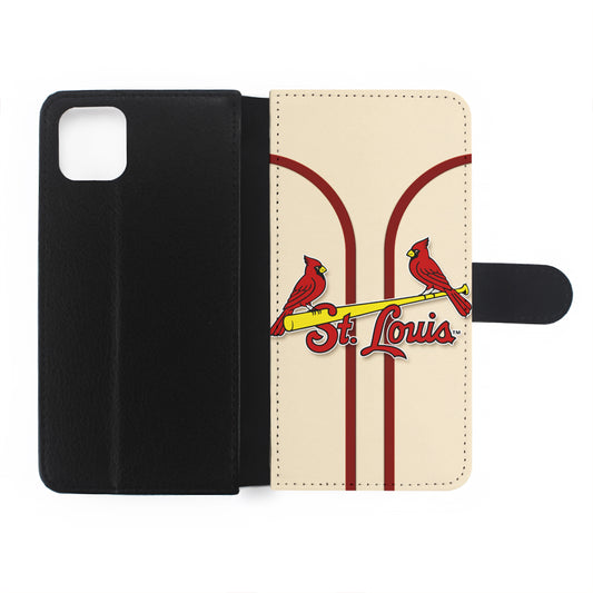 St. Louis Cardinals Jersey Flip Wallet Phone Case