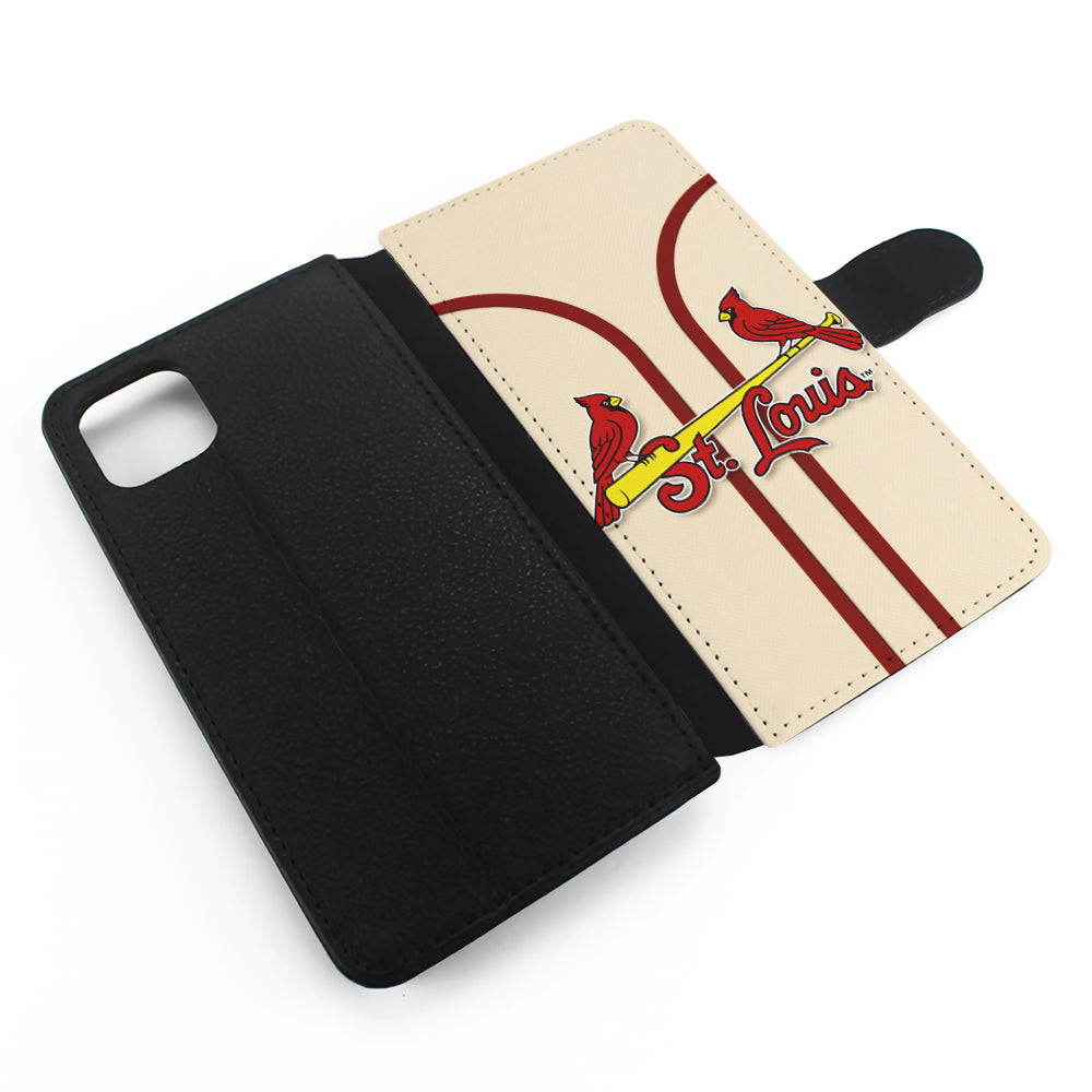 St. Louis Cardinals Jersey Flip Wallet Phone Case