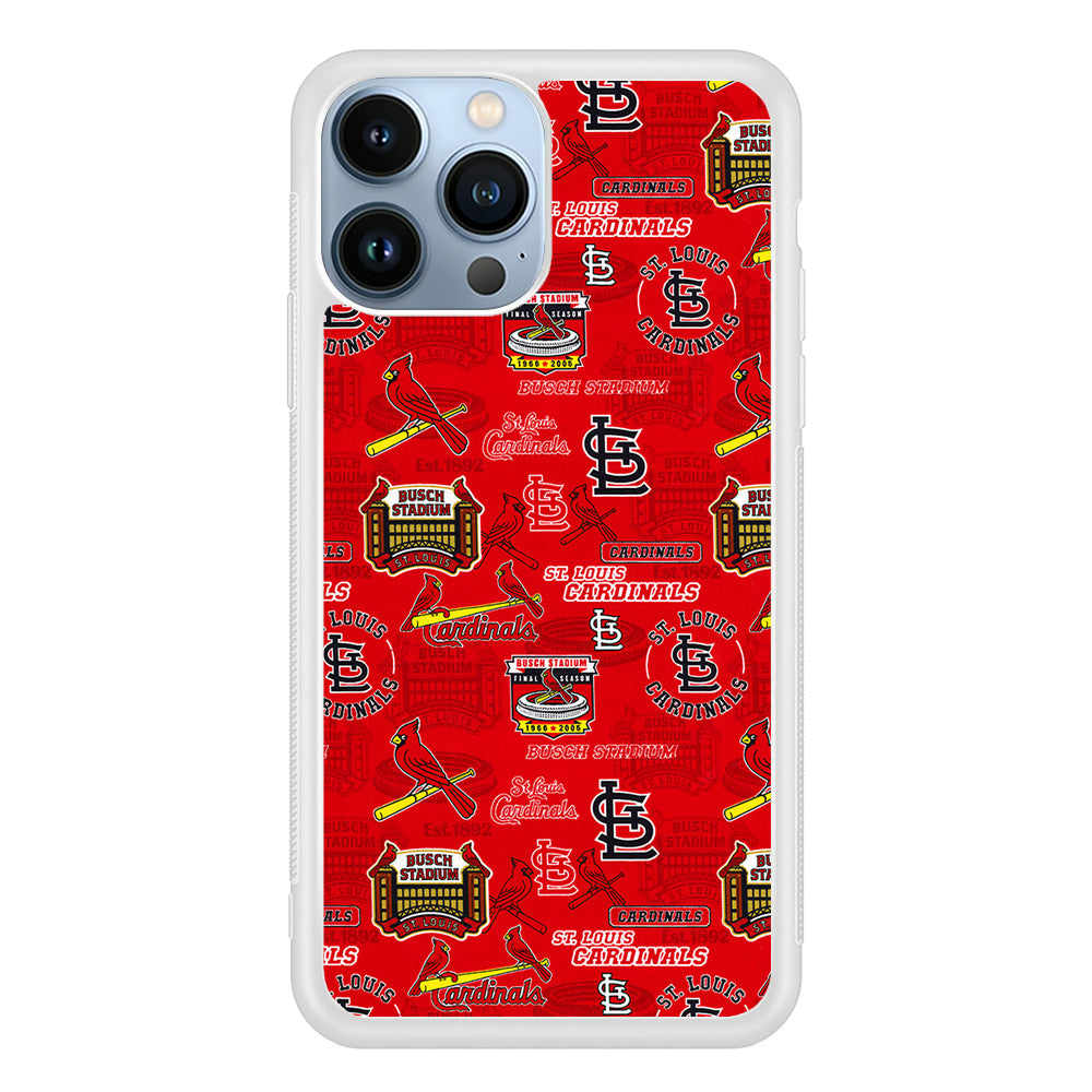 St. Louis Cardinals Retro 2D Rubber Phone Case