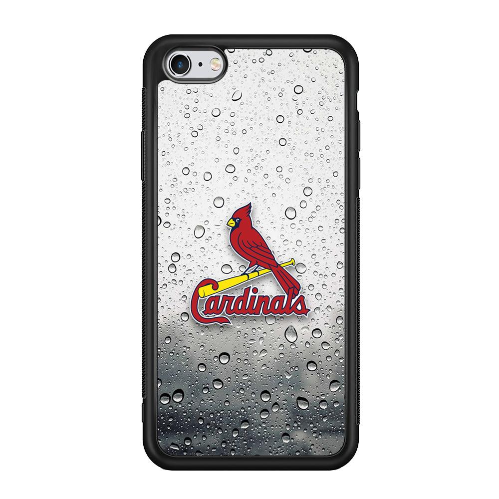 St Louis Cardinals Sticker on Rainy Day iPhone 6 | 6s Case-Oxvistore