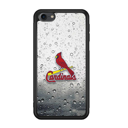 St Louis Cardinals Sticker on Rainy Day iPod Touch 6 Case-Oxvistore