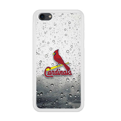 St Louis Cardinals Sticker on Rainy Day iPod Touch 6 Case-Oxvistore