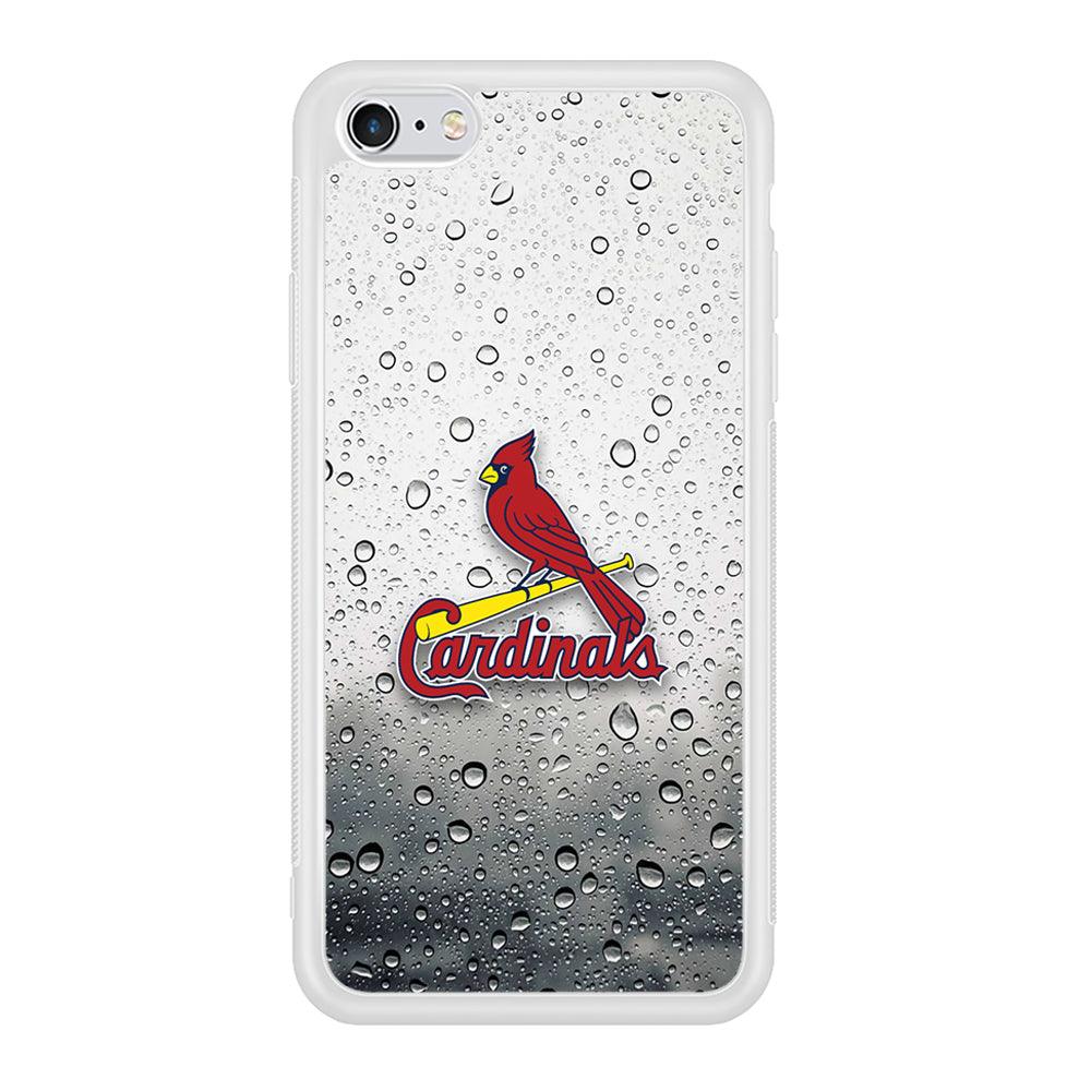 St Louis Cardinals Sticker on Rainy Day iPhone 6 | 6s Case-Oxvistore