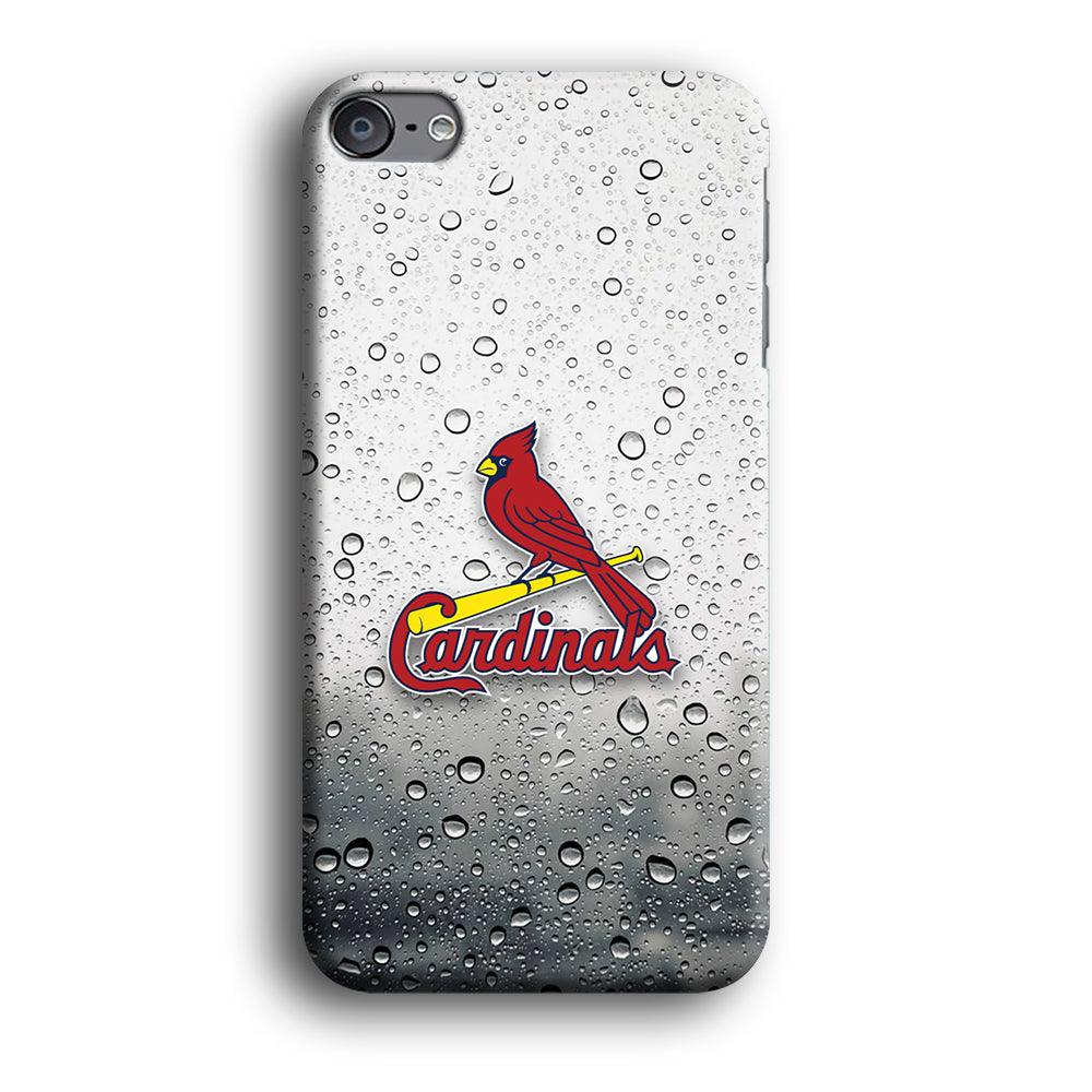 St Louis Cardinals Sticker on Rainy Day iPod Touch 6 Case-Oxvistore