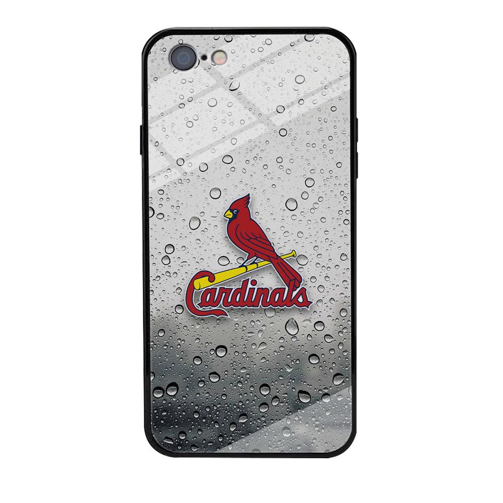 St Louis Cardinals Sticker on Rainy Day iPhone 6 | 6s Case-Oxvistore