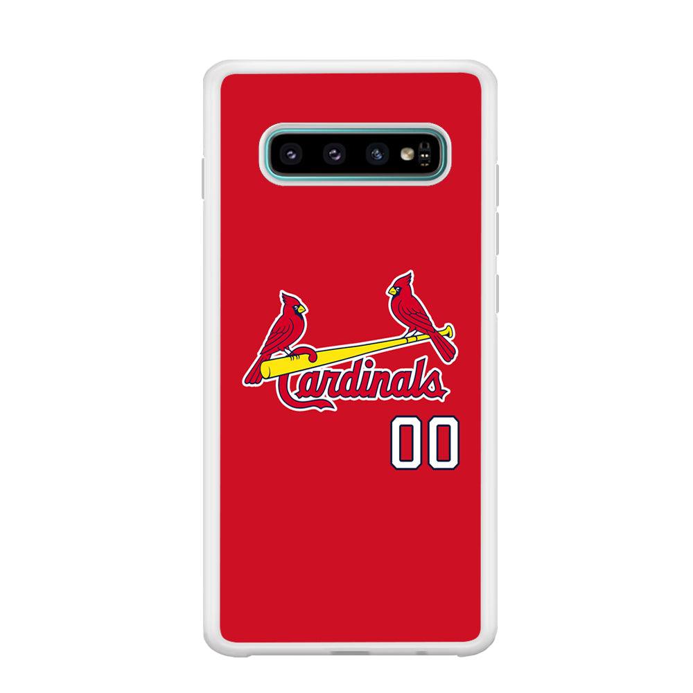 St Louis Cardinals The Red Bird Samsung Galaxy S10 Plus Case-Oxvistore