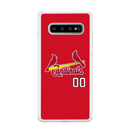 St Louis Cardinals The Red Bird Samsung Galaxy S10 Plus Case-Oxvistore