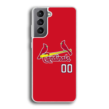 St Louis Cardinals The Red Bird Samsung Galaxy S21 Case-Oxvistore