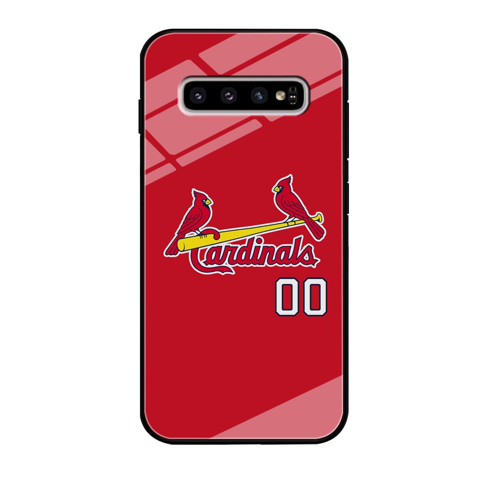 St Louis Cardinals The Red Bird Samsung Galaxy S10 Case-Oxvistore