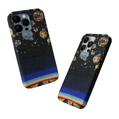 Star Night Camping 2 in 1 Tough Phone Case