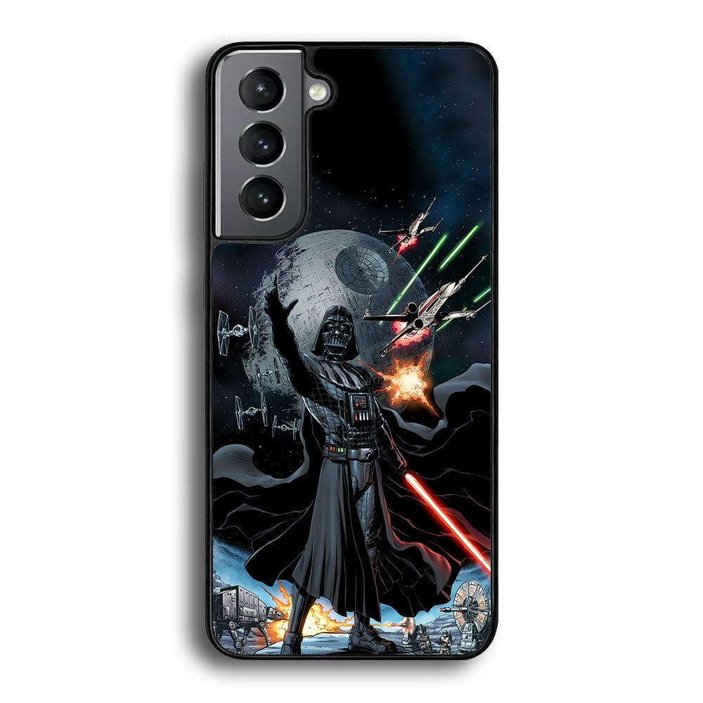 Star Wars Commander of Troopers Samsung Galaxy S21 Case-Rubber Black (2D Case)-Oxvistore